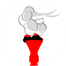 rauchernder Shhisha Kopf